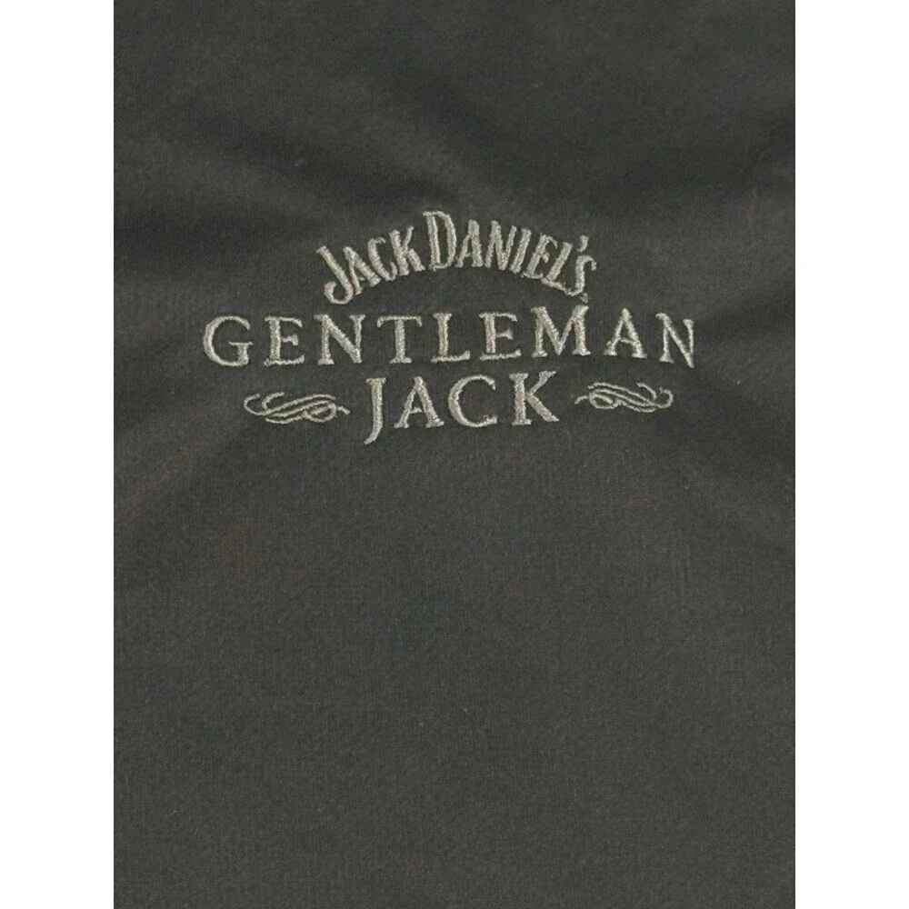 Nike Golf Dri-FIT Polo XL Black Gentleman Jack Embroidered Logo Mens NWT